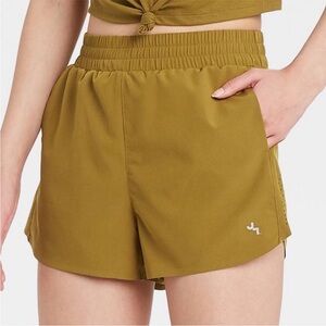 Joy Lab Olive Active Running Shorts size Medium